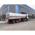 Air Susu 40CBM 45CBM Aluminium Alloy Tanker Semitrailer